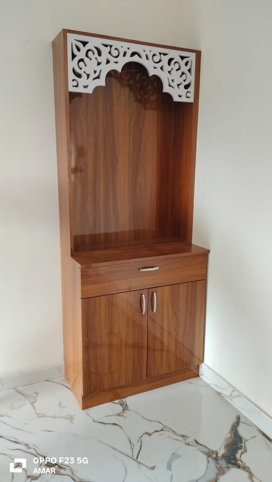 Handcrafted South Indian Wooden Pooja Mandir